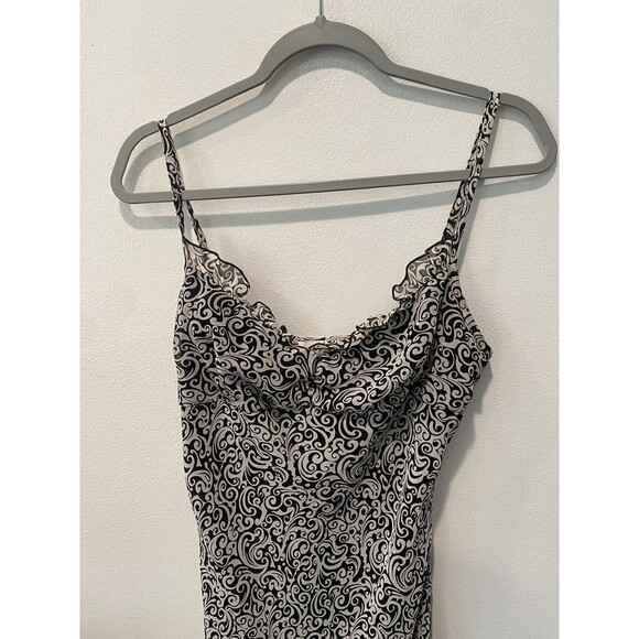 Vtg 90s Y2K Windsor Ruffle Slip Dress Fairy Grunge Size 11 - Picture 3 of 7